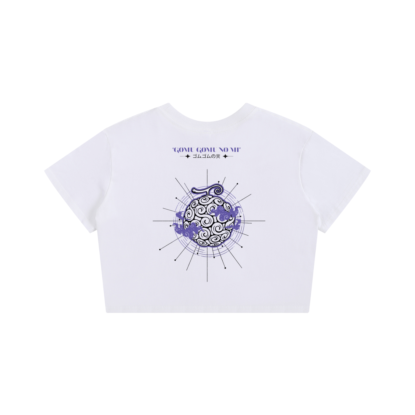 T-Shirt Crop 200 GSM - Gomu Gomu No Mi