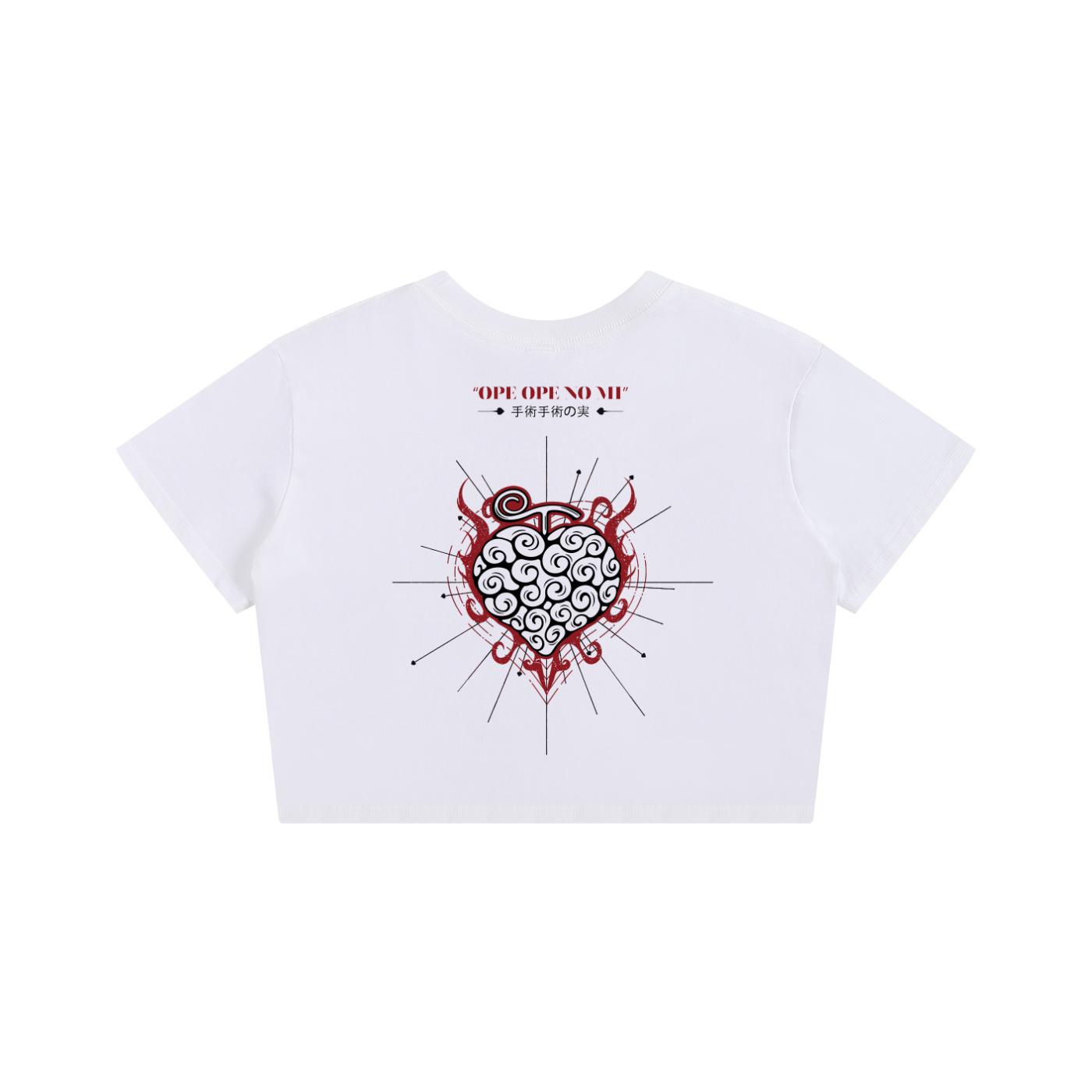 T-Shirt Crop 200 GSM - Ope Ope No Mi