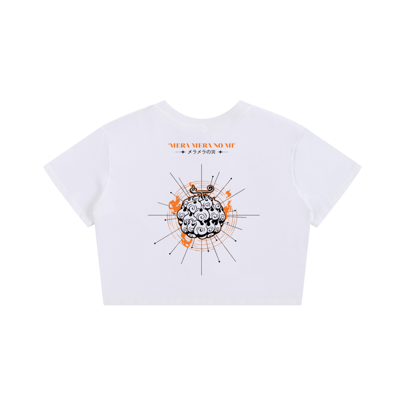 T-Shirt Crop 200 GSM - Mera Mera No Mi