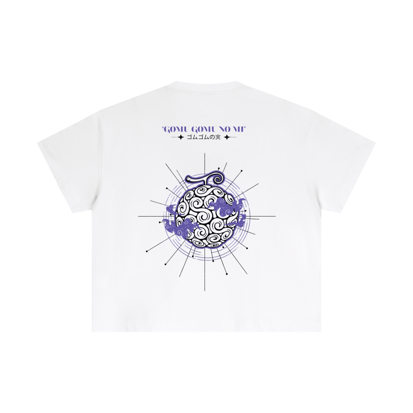 T-shirt Boxy 255gr - Gomu Gomu No Mi