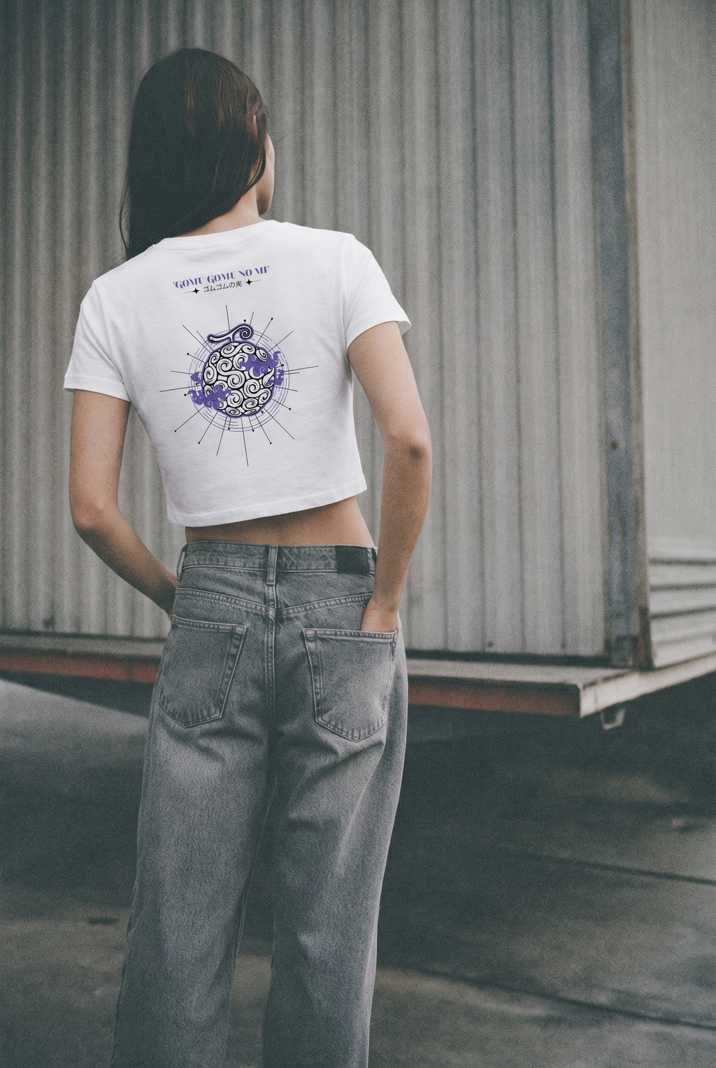 T-Shirt Crop 200 GSM - Gomu Gomu No Mi