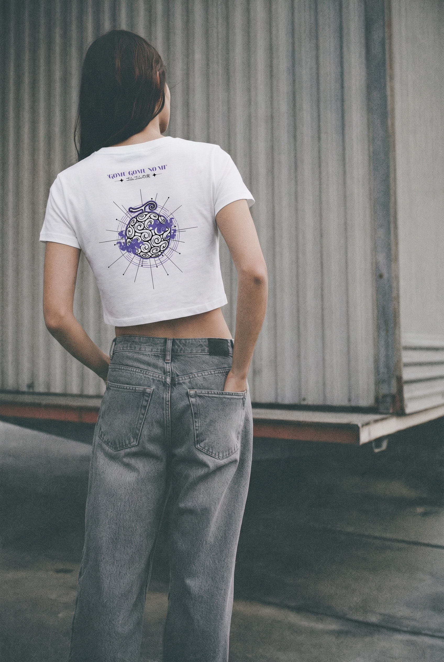 T-Shirt Crop 200 GSM - Gomu Gomu No Mi