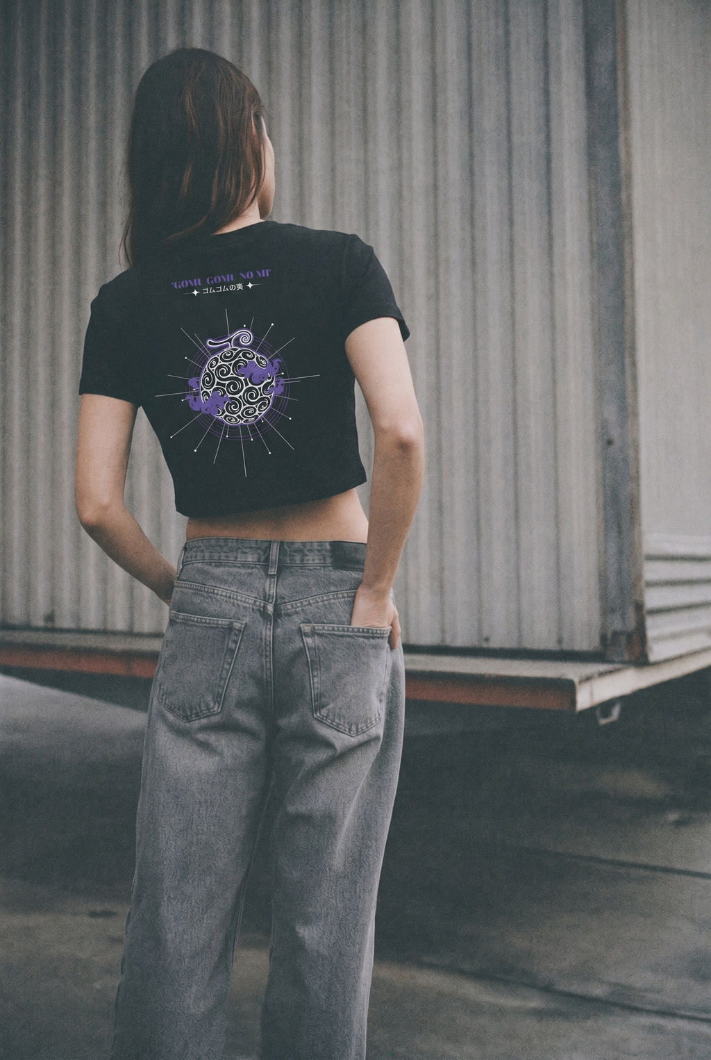 T-Shirt Crop 200 GSM - Gomu Gomu No Mi
