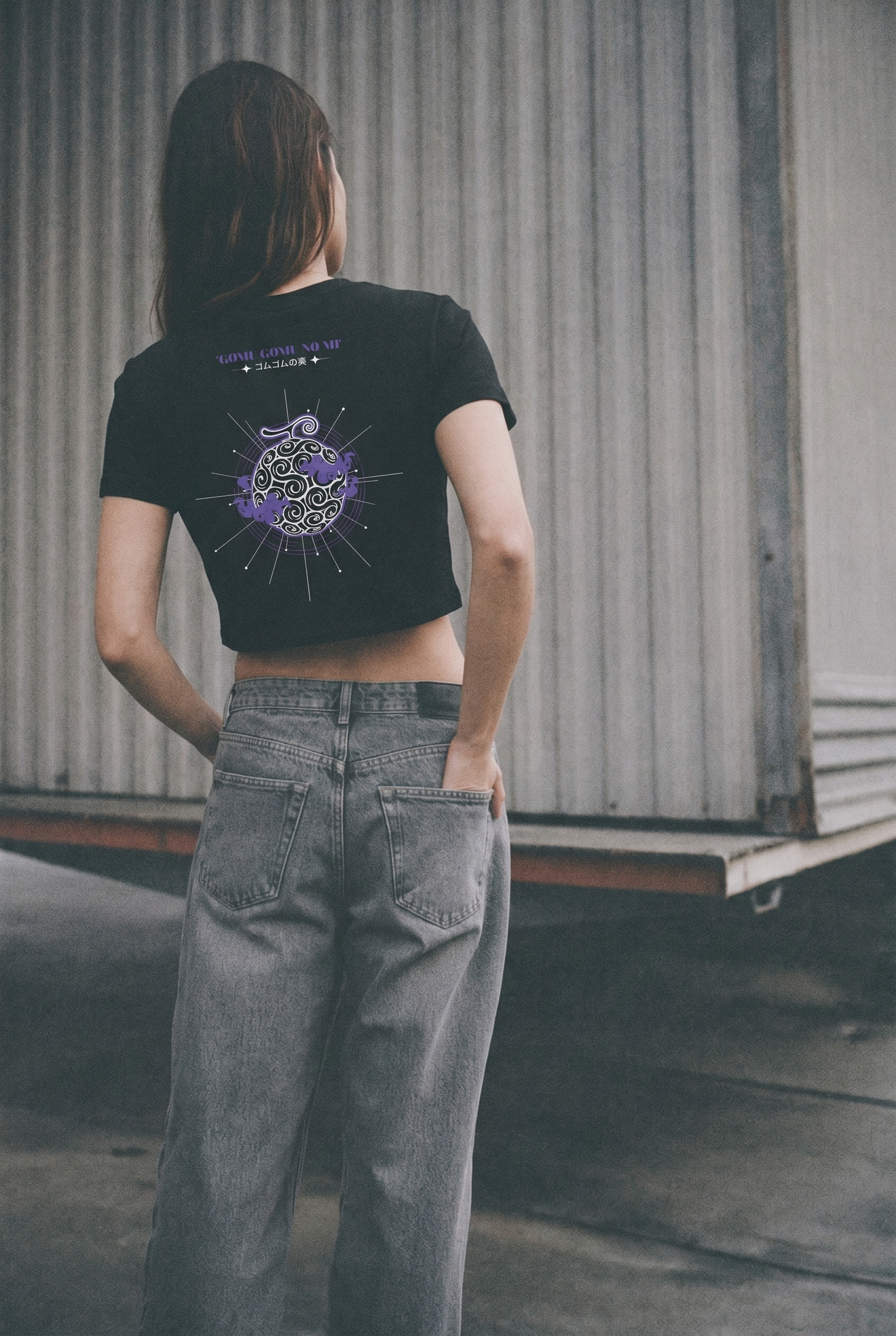 T-Shirt Crop 200 GSM - Gomu Gomu No Mi