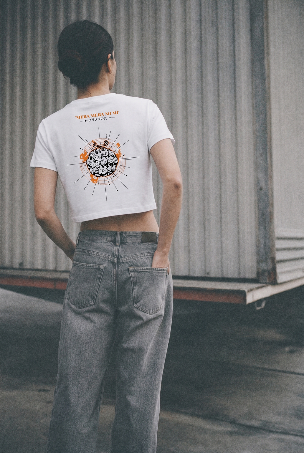 T-Shirt Crop 200 GSM - Mera Mera No Mi