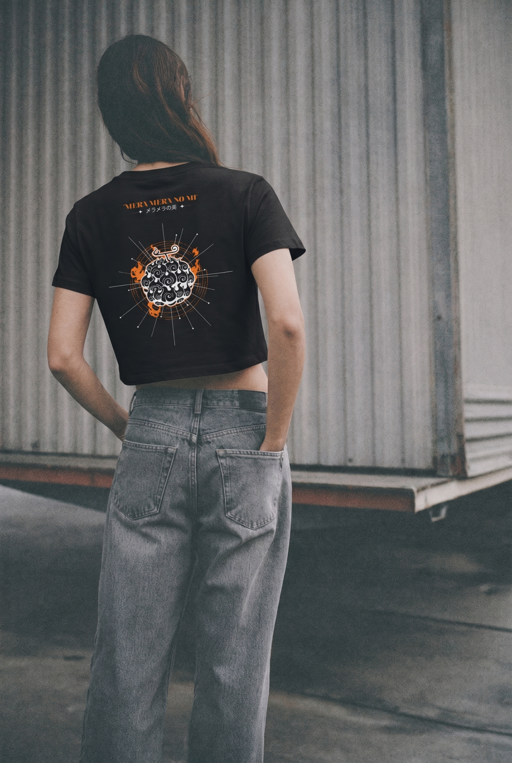 T-Shirt Crop 200 GSM - Mera Mera No Mi