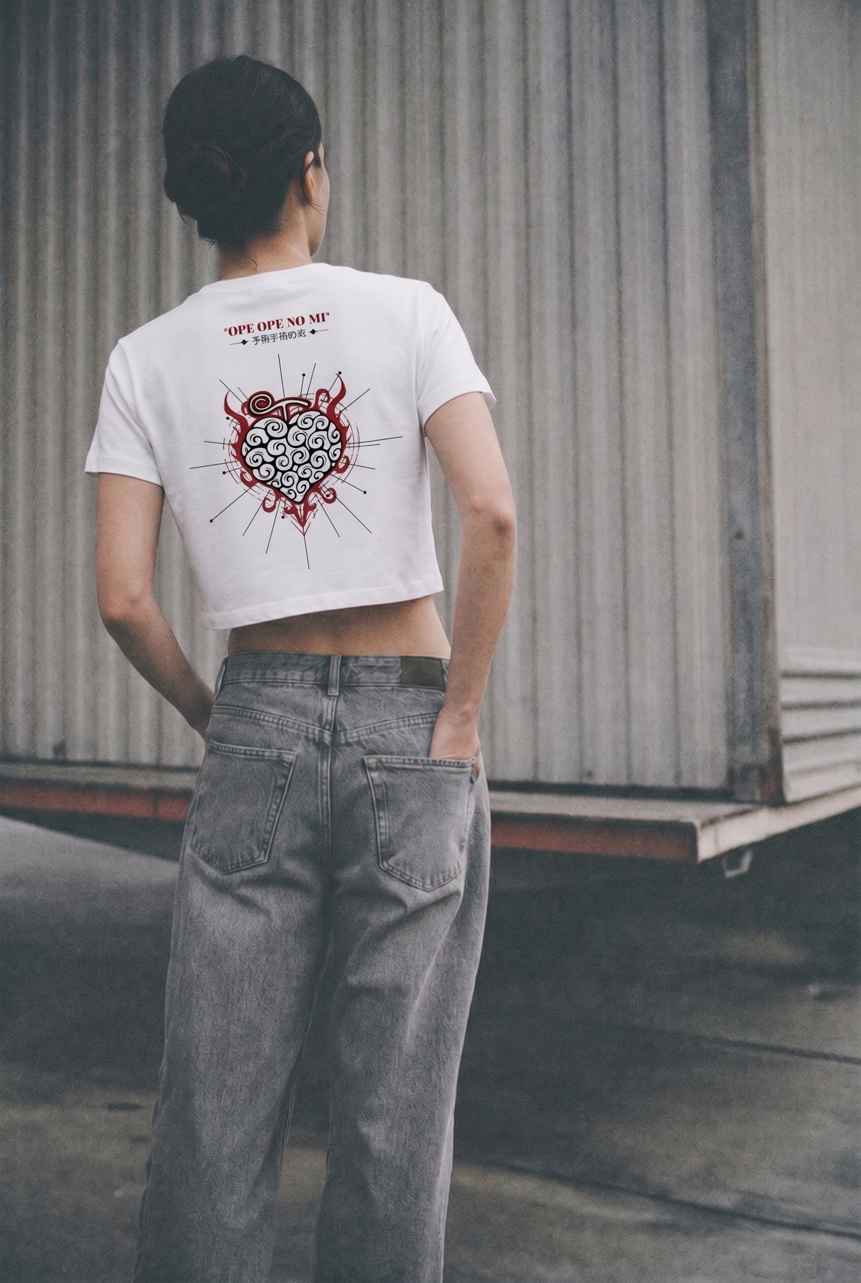 T-Shirt Crop 200 GSM - Ope Ope No Mi