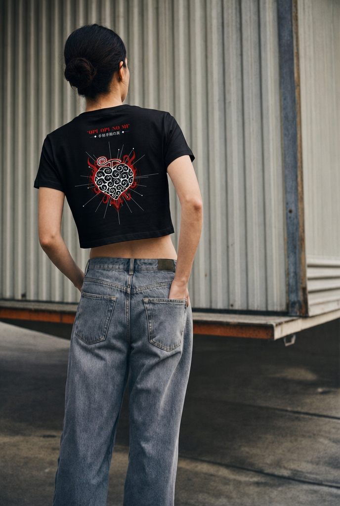 T-Shirt Crop 200 GSM - Ope Ope No Mi